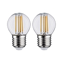 Paulmann filament lamp drop P45 set of 2 E27 5W 470lm 2700K CRI >80 
