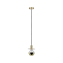 Paulmann LED Deco Globe G95 Top mirrored Lamp GOLD, 230V, E27, 6.5W 2700K 600lm, dimmable