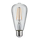 Paulmann LED Filament Edison Lamp ST64, 230V, E27, 7.5W 2700K 806lm, dimmable, glass clear