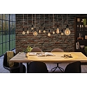 Paulmann LED Filament Drop Lamp P45, 230V, E27, 2.6W 2500K 260lm, gold glass clear