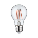 Paulmann LED Deco Filament Pear Lamp RED NonDim, 230V, E27, 1.3W 1000K 40lm, glass clear