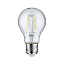 Paulmann LED Deco Filament Pear Lamp GREEN NonDim, 230V, E27, 1W 4900K 170lm, glass clear