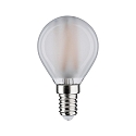 Paulmann LED Filament Drop Lamp P45, 230V, E14, 5W 4000K 470lm, dimmable, plastic matt