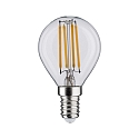 Paulmann LED Filament Drop Lamp P35, 230V, E14,  5W 2700K 432lm, 3-step dimmable, clear