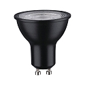 LED Reflector lamp, 230V, GU10,  7W 2700K 460lm 900cd 36�, dimmable, black matt