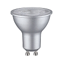 LED Reflector lamp, 230V, GU10,  7W 4000K 460lm 900cd 36�, dimmable, chrome matt