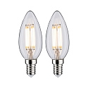 filament lamp candle C35 set of 2 E14 4,5W 470lm 2700K CRI >80 