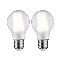 LED lamp pear set of 2 E27 7W 806lm 4000K 360� CRI >80 
