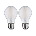 Paulmann LED lamp pear set of 2 E27 7W 806lm 4000K 360� CRI >80 