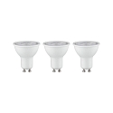 LED reflector lamp set of 3 GU10 7W 460lm 4000K 36� CRI >80 