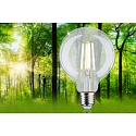 Paulmann filament lamp globe ECO-LINE G95 switchable G95 clear E27 4W 840lm 3000K 360� CRI >80  clear