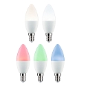 Paulmann WIFI LED Smart light bulb RGBW ZigBee controllable E14 5W 470lm 2200-6500K CRI 80-89 dimmable