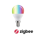 Paulmann WIFI LED Smart light bulb RGBW ZigBee controllable E14 5W 470lm 2200-6500K CRI 80-89 dimmable