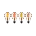 Paulmann WIFI LED Smart light bulb RGBW ZigBee controllable E27 6,3W 470lm 2200-6500K CRI 80-89 dimmable