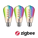 Paulmann WIFI LED Smart light bulb RGBW ZigBee controllable E27 6,3W 470lm 2200-6500K CRI 80-89 dimmable