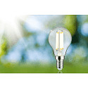 Paulmann filament lamp drop ECO-LINE DROP switchable P45 clear E14 2,5W 525lm 3000K 360� CRI >80  clear