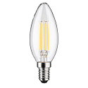 Paulmann filament lamp candle ECO-LINE CANDLE switchable P45 clear E14 4W 840lm 3000K 360� CRI >80  clear