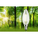Paulmann filament lamp candle ECO-LINE CANDLE switchable P45 clear E14 4W 840lm 3000K 360� CRI >80  clear
