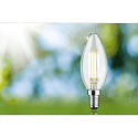 Paulmann filament lamp candle ECO-LINE CANDLE switchable P45 clear E14 4W 840lm 3000K 360� CRI >80  clear