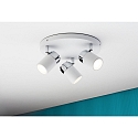 Paulmann Paulmann Spot Zyli 3 flames rondelle white/chrome, excl. Lamp, max. 10W GU10