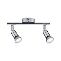 Paulmann ceiling luminaire CAROLINA 2 flames GU10 IP44, chrome 