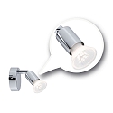Paulmann wall luminaire CAROLINA 1 flame GU10 IP44, chrome 