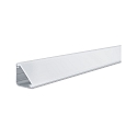 DELTA Profile with diffuser, 100cm, anodized / satin aluminum