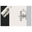 Paulmann MaxLED / Your LED Strip Duo Alu Profile set, 200cm, incl. side diffusers, alu anodized