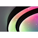 Paulmann wall and ceiling luminaire RAINBOW DYNAMIC small, tunable white, RGB IP20, black, white dimmable