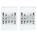 Paulmann Accessories for MAX LED STRIPE Clip-to-Clip connector, set of 2, white, for uncoated Strips