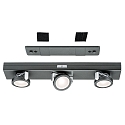 Paulmann LED Under Cabinet luminaire ROTATE LED, 3 spots, 6x1,5V AAA, anthracite, dimmable, battery powered