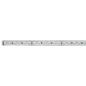 LED Strip MAX LED STRIPE 500, 1m, 7W, 24V, warm white, coated