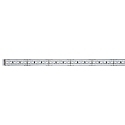 LED Strip MAX LED STRIPE 1000, 1m, 13,5W, 24V, warm white, coated