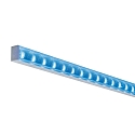 Paulmann Paulmann Square Profile with diffuser, anodized aluminum, 200cm