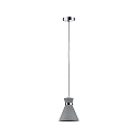Paulmann Paulmann Pendant luminaire Verve IP44 1 flame concrete/chrome