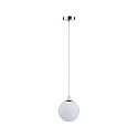 Paulmann Pendant luminaire Calma IP44 1 flamie satined/chrome
