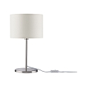 Paulmann Paulmann Tessa Table lamp creme/brushed iron E14 max. 40W
