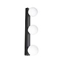 Paulmann wall and ceiling luminaire GOVE G9 IP44, mat, black 