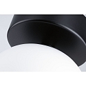 Paulmann wall and ceiling luminaire GOVE IP44, mat, black 