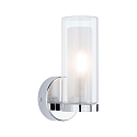 wall and ceiling luminaire LUENA E14 IP44, chrome, mat 