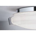 Paulmann wall and ceiling luminaire LUENA IP44, chrome, mat 