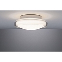 Paulmann wall and ceiling luminaire LUENA IP44, chrome, mat 