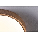 Paulmann bath luminaire TEGA CCT Switch, switchable IP44, wood, mat 