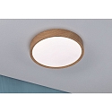 Paulmann bath luminaire TEGA CCT Switch, switchable IP44, wood, mat 