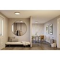 Paulmann bath luminaire TEGA CCT Switch, switchable IP44, wood, mat 