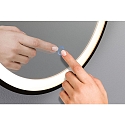 Paulmann mirror with lighting MIRO � 40CM round, tunable white, with suspension kit IP44, black matt 