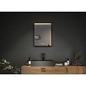 Paulmann mirror with lighting MIRO 45 X 60CM square, tunable white, with shelf IP44, black matt 