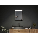 Paulmann mirror with lighting MIRO 45 X 60CM square, tunable white, with shelf IP44, black matt 