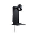 Paulmann reading lamp MALENA with USB connection GU10 IP20, black 