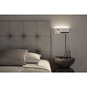 Paulmann reading lamp SERRA LED with USB connection, right IP20, black, white dimmable